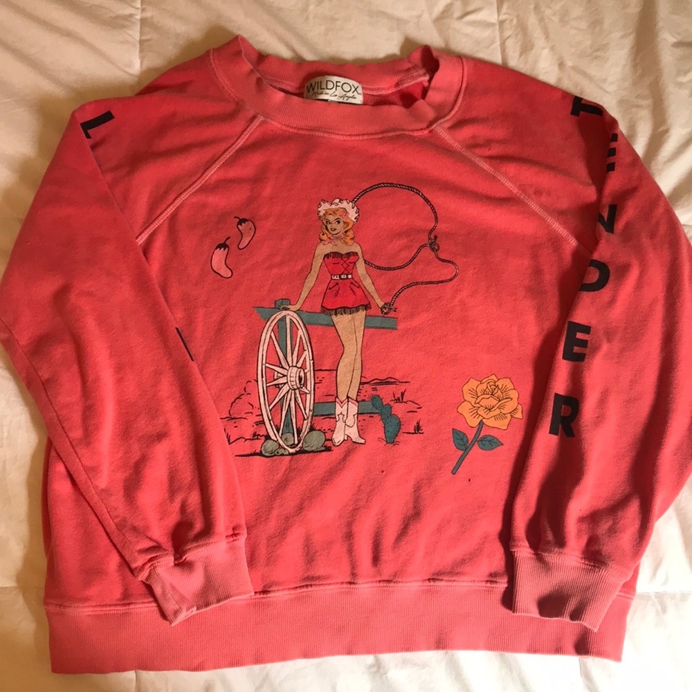 WILDFOX LOVE ME TENDER SOMMERS SWEATER SIZE S